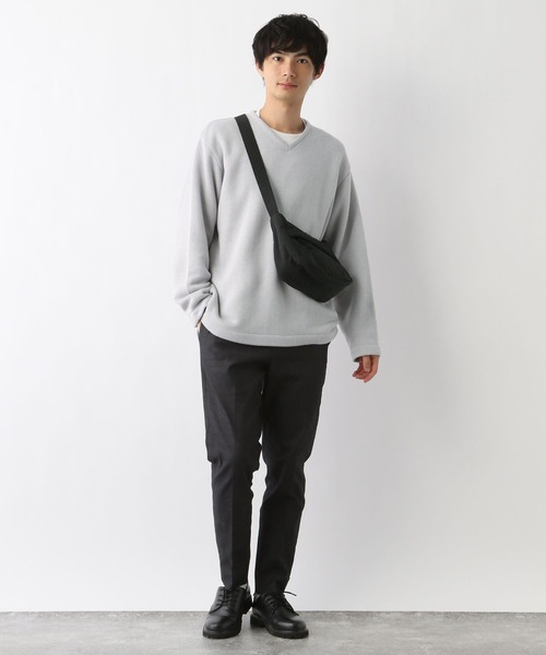 「GLOBAL WORK」 長(zhǎng)袖ニット SMALL ライトブルー メンズ