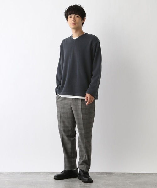 「GLOBAL WORK」 長(zhǎng)袖ニット SMALL ライトブルー メンズ