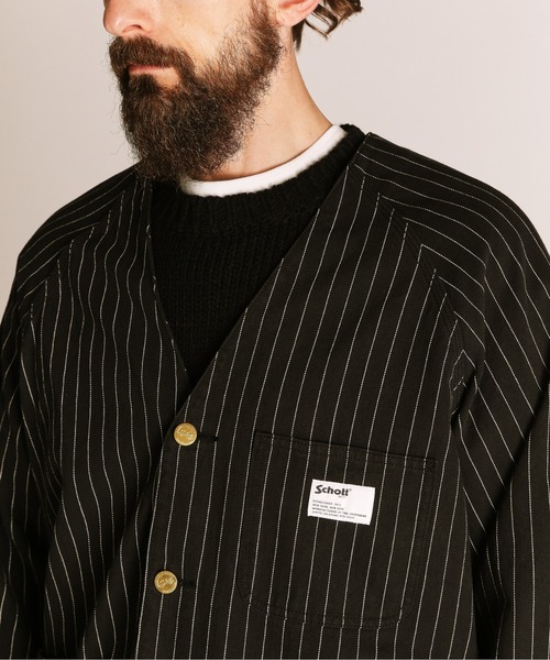 Schott N.Y.C（ショット） ジャケット ノーカラージャケット Schott