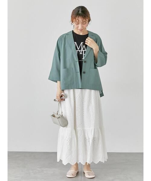 美品❣️ドナモンテ レディース ノーカラージャケットLパープル シルク花柄 楽天市場】ブルゾン ジャケット アウター レディース 春 秋 冬