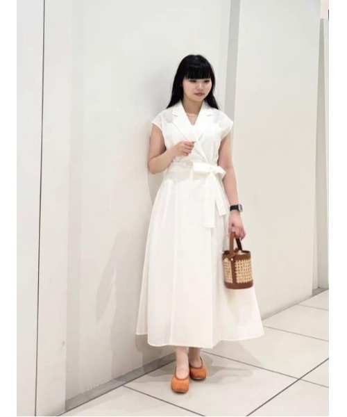 美品✨LOULOU WILLOUGHBY ブルゾン ジャガード ホワイト LOULOU WILLOUGHBY ワンピース 「LOULOU WILLOUGHBY」シアー