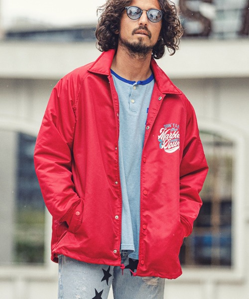 Marbles マーブルズ コーチジャケット XL MARBLES 「MARBLES」 コーチジャケット X-LARGE レッド メンズ