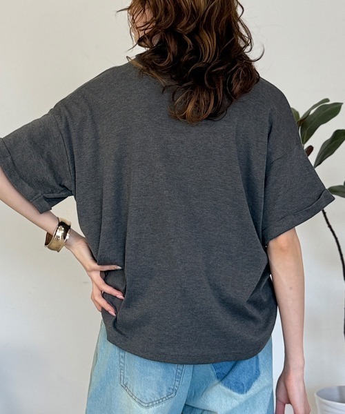 RCD tシャツ 半袖 「コットン100％」ハイネック半袖カットソー