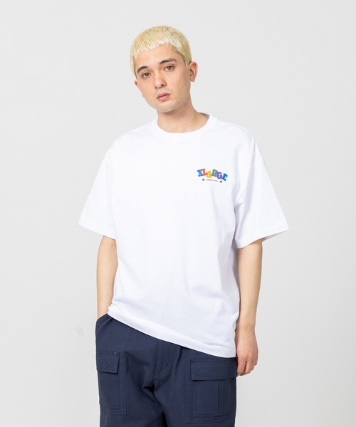 「XLARGE」 半袖Tシャツ M レッド メンズ