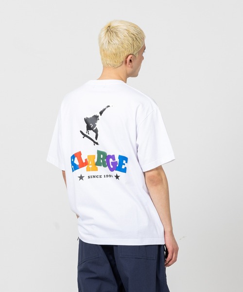 「XLARGE」 半袖Tシャツ M レッド メンズ