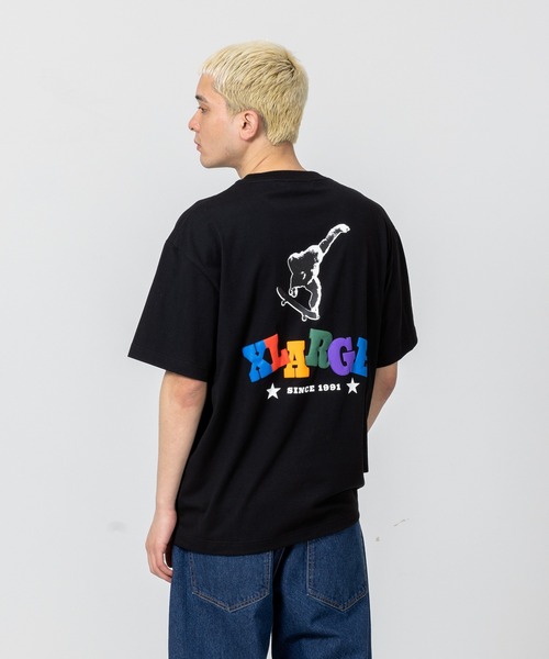 「XLARGE」 半袖Tシャツ M レッド メンズ
