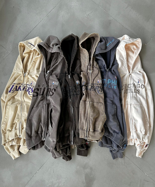 Perushu 「Perushu」 ジップアップパーカー「NBAコラボ」 LARGE