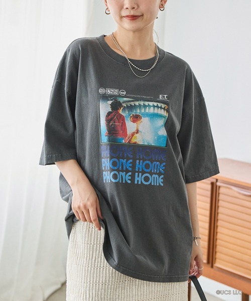 tシャツ E.T.｜ムービー フォトTシャツ レディース