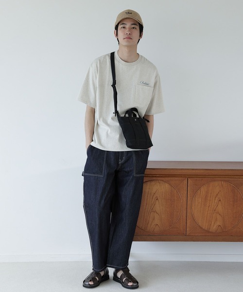「niko and...」 デニムパンツ LARGE ブルー メンズ