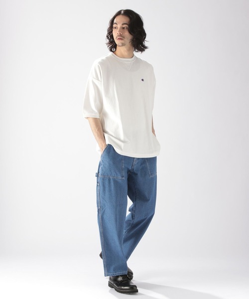 「niko and...」 デニムパンツ LARGE ブルー メンズ