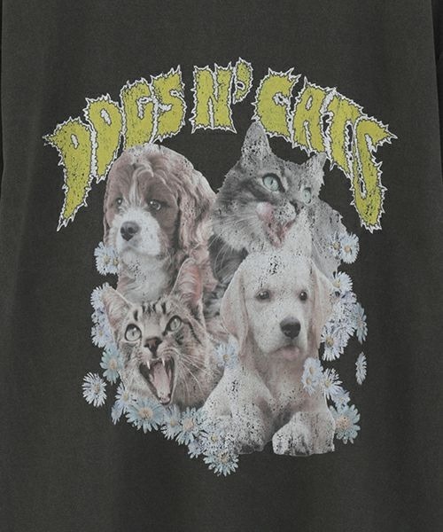 Candy Stripper（キャンディーストリッパー） tシャツ DOGS N' CATS
