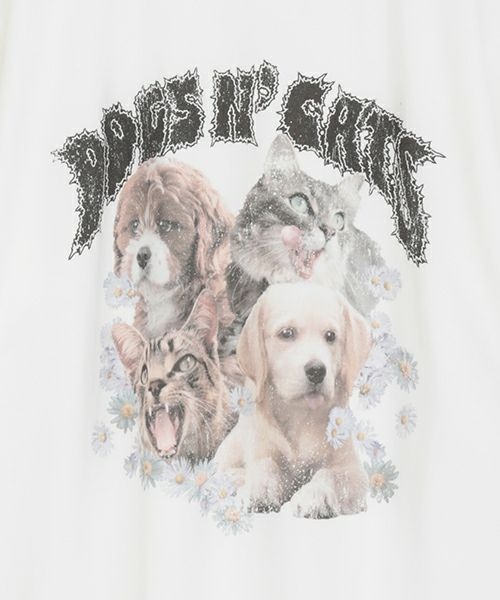 Candy Stripper（キャンディーストリッパー） tシャツ DOGS N' CATS