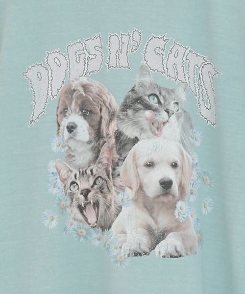 Candy Stripper（キャンディーストリッパー） tシャツ DOGS N' CATS