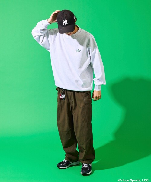 「FREAK'S STORE」 「prince」長袖Tシャツ MEDIUM チャコールグレー メンズ