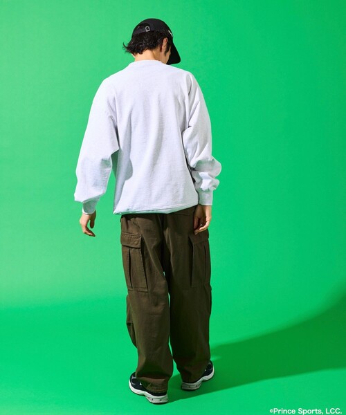 「FREAK'S STORE」 「prince」長袖Tシャツ MEDIUM チャコールグレー メンズ