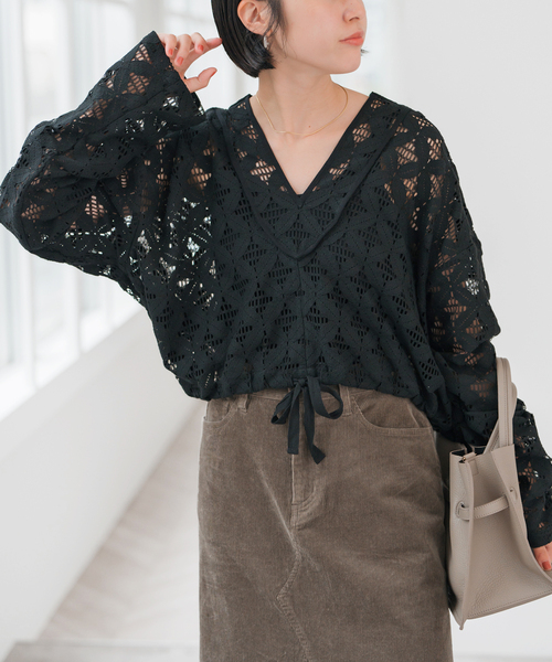 ブラウス シャツ 「追加」Uhr / ウーア 別注Lace Foodie Tops レディース