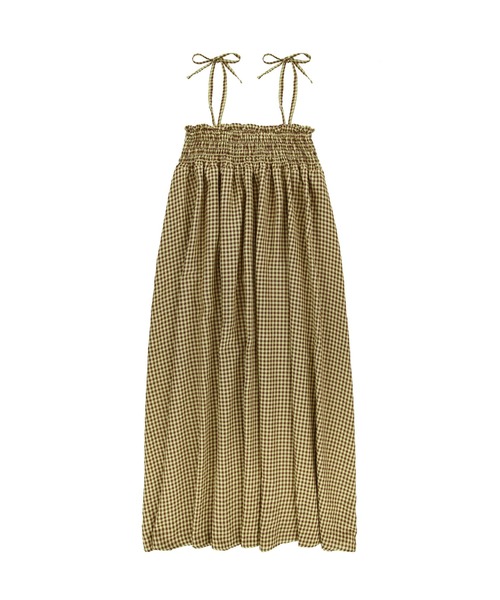 ALEXIA STAM（アリシアスタン） ワンピース Plaid Ribbon Camisole