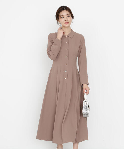 PROPORTION BODY DRESSING ワンピース オータムタックシャツワンピース