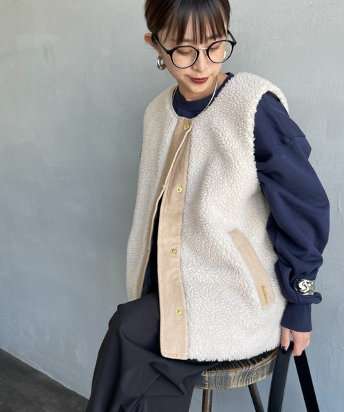 【BARBOUR/バブアー】dulsie liner：ボアベスト Dulsie ボア ライナー ベスト｜ベスト｜ベスト＆ライナー