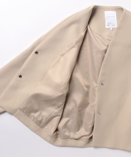 ELENDEEK 「ELENDEEK」 ノーカラージャケット FREE ライトベージュ