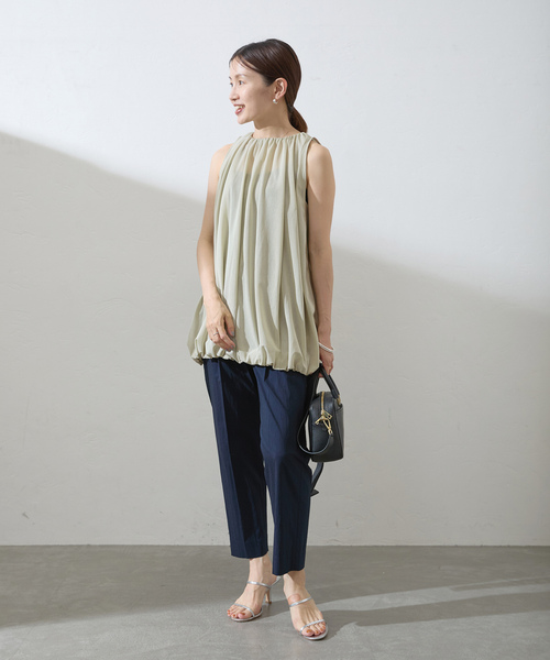 IENA（イエナ） ノースリーブブラウス FREE サファリグリーン