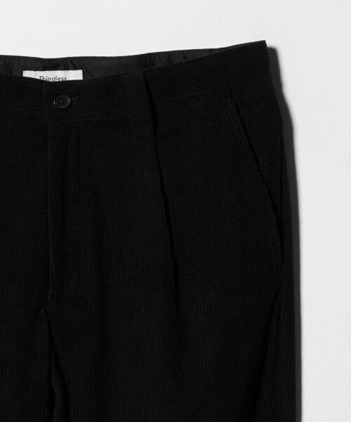 Thingless パンツ 「Thingless」ワイド ストレート コーデュロイ