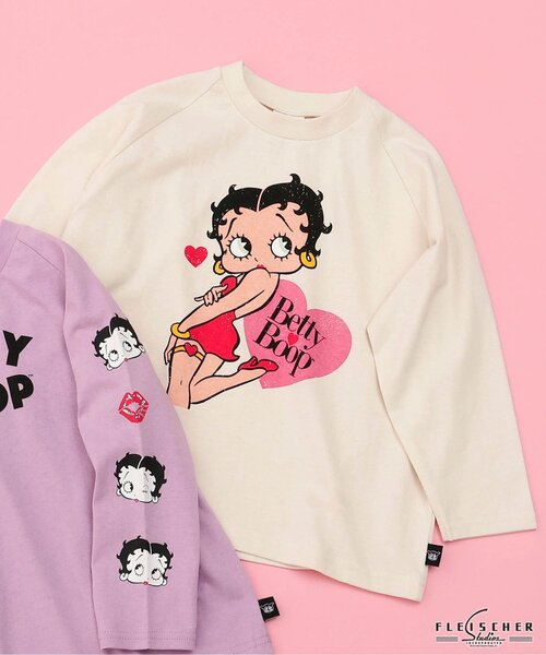 alps4649様　ベティちゃんVネック セーター♡2枚セット♡ BREEZE（ブリーズ） tシャツ 「Betty Boop(TM)」ロンT キッズ 子供服