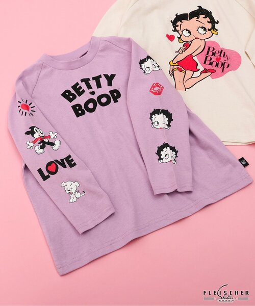 BREEZE（ブリーズ） tシャツ 「Betty Boop(TM)」ロンT キッズ 子供服