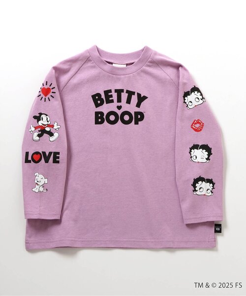 BREEZE（ブリーズ） tシャツ 「Betty Boop(TM)」ロンT キッズ 子供服
