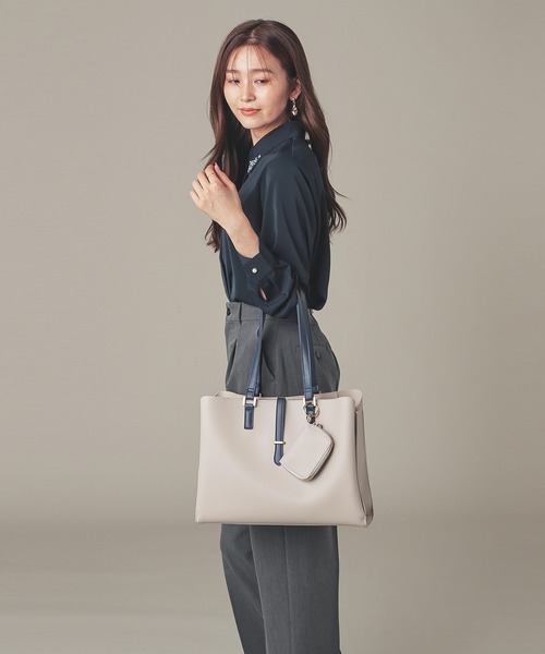 GLACIER lusso（グラシアルッソ） トートバッグ ポーチ付A4トート