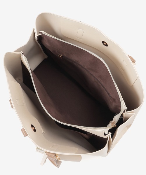 GLACIER lusso（グラシアルッソ） トートバッグ ポーチ付A4トート