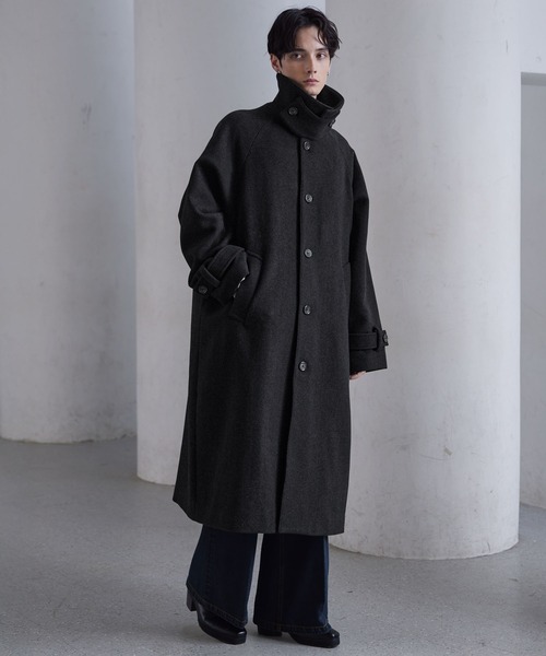 CLEL（クレイル） ステンカラーコート コート 「CLEL」Wool Blend Tech