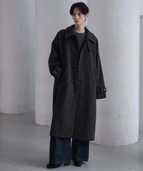 CLEL（クレイル） ステンカラーコート コート 「CLEL」Wool Blend Tech