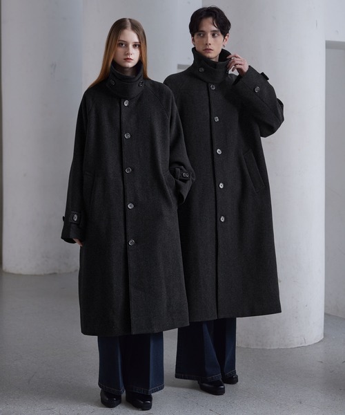 メンズステンカラーコート（サイズ（S/M/L）：S）｜コート、ジャケット