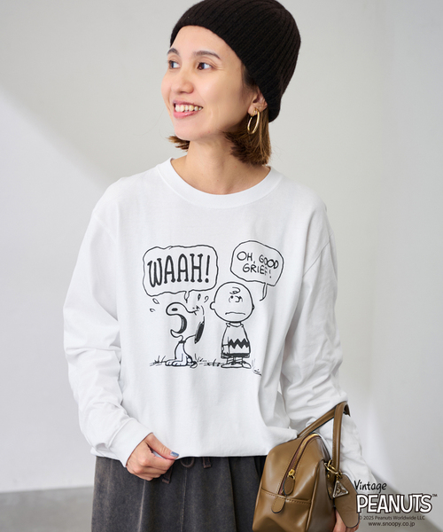 FRAMeWORK（フレームワーク） tシャツ MEAN MACHINE AGE 別注PEANUTS
