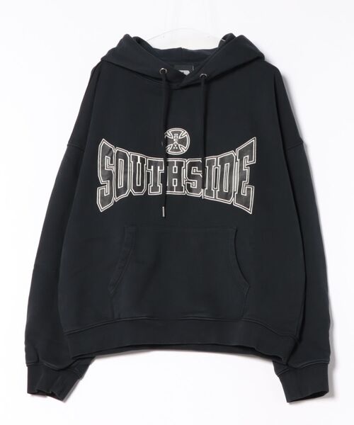 STYLISE パーカー 「BREATH」SOUTHSIDE CROSS LOGO HOODIE / ブラック STYLISE パーカー 「BREATH」SOUTHSIDE CROSS LOGO HOODIE / ブラック