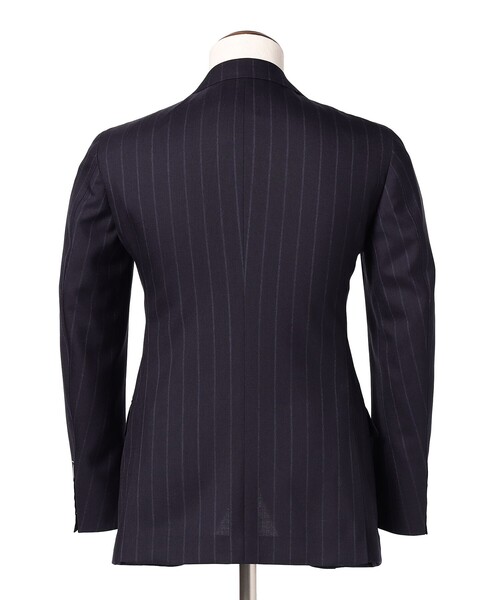 セレモニースーツ セットアップ VITALE BARBERIS CANONICO ウール チョークストライプ スーツ メンズの画像
