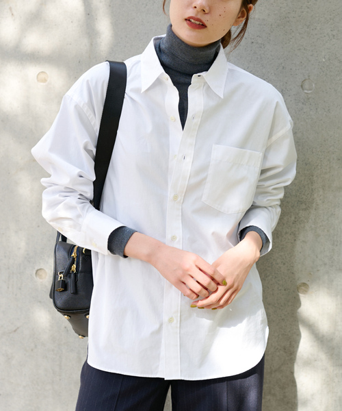 FRAMeWORK（フレームワーク） 長袖シャツ FREE ブルー レディース