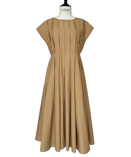 「RUIRUE BOUTIQUE」 ノースリーブワンピース S キャメル レディース_画像7