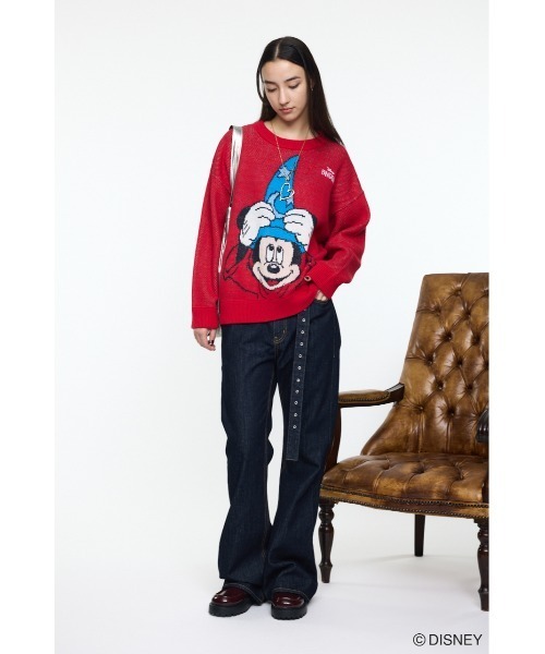 Disney SERIES CREATED by MUS ニット セーター MD JACQUARD ニット