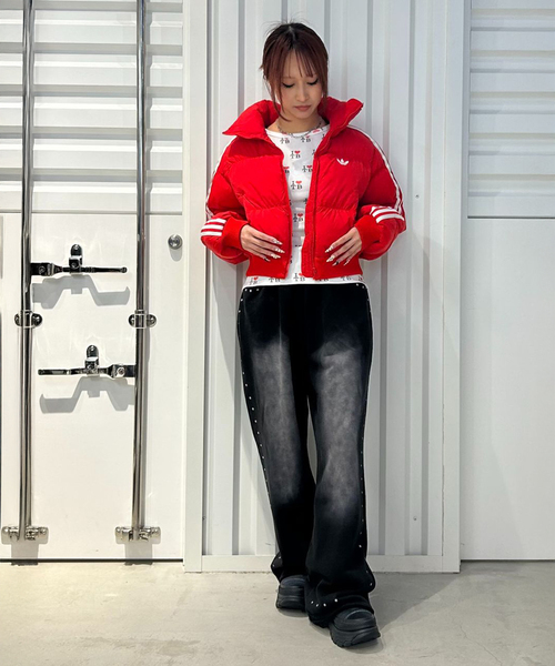 adidas（アディダス） ブルゾン アウター CROPPED PUFF レディース
