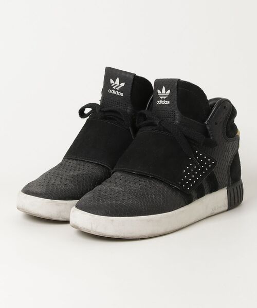 adidas（アディダス） ハイカットスニーカー 22cm ブラック レディース