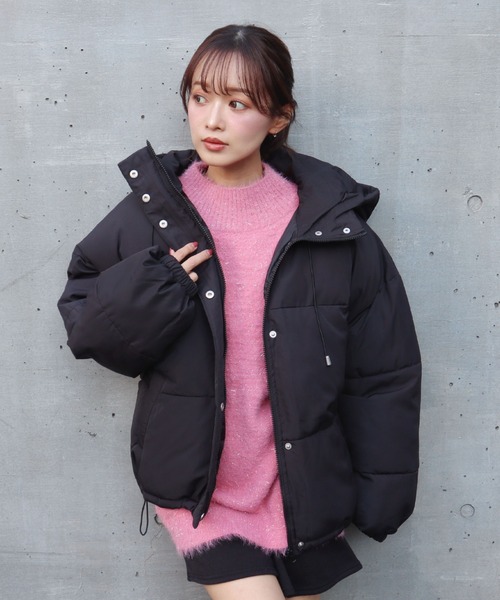 CECIL McBEE（セシルマクビー） ダウンコート ダウンジャケット 配色