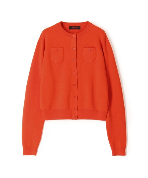 CABaN（キャバン） ニットカーディガン X-SMALL レッド レディース