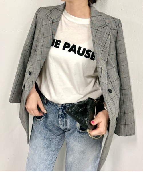 「THE PAUSE」 半袖Tシャツ FREE ホワイト レディース_画像5