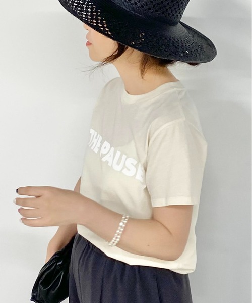 「THE PAUSE」 半袖Tシャツ FREE ホワイト レディース_画像7