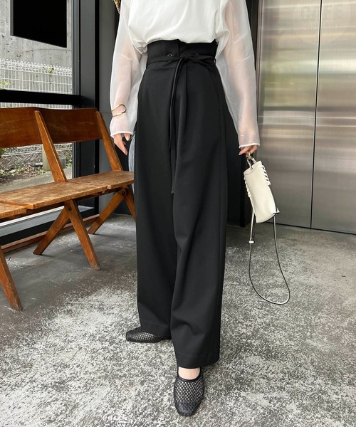 「CAPRICIEUX LE'MAGE」 パンツ 36 ブラック レディース_画像3