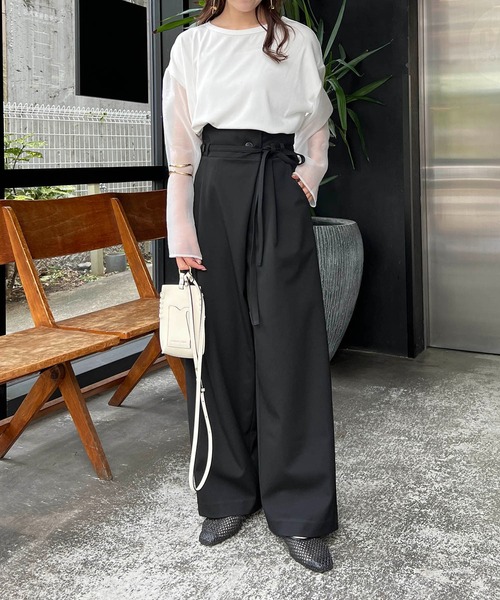 「CAPRICIEUX LE'MAGE」 パンツ 36 ブラック レディース_画像7