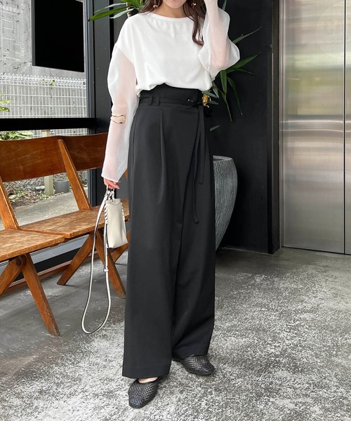 「CAPRICIEUX LE'MAGE」 パンツ 36 ブラック レディース_画像8