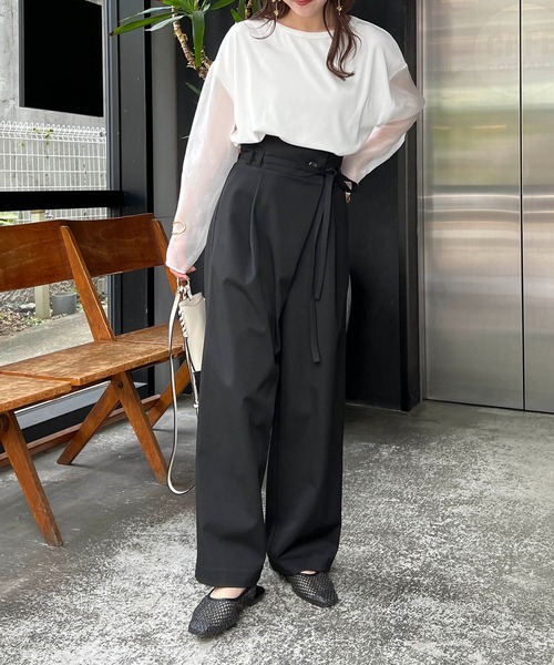 「CAPRICIEUX LE'MAGE」 パンツ 36 ブラック レディース_画像9